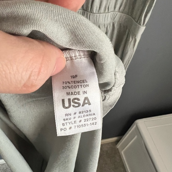 New FRESH PRODUCE Slate Gray ARIA Size XL Long Stretchy Knit Maxi Dress - Picture 6 of 6